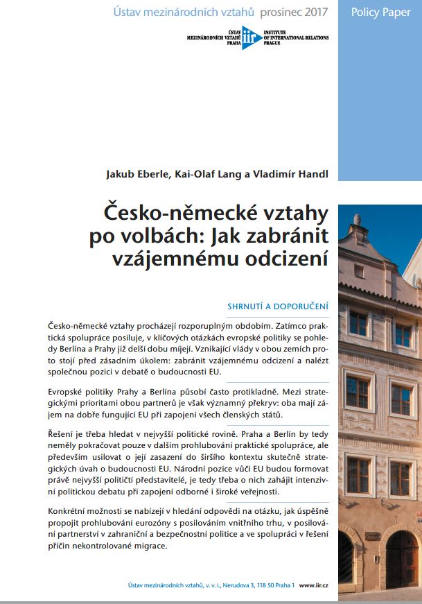 Česko-německé vztahy po volbách: Jak zabránit vzájemnému odcizení