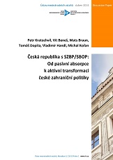Czech Republic with OSCE: From passive absorption to active transformation of Czech foreign policy