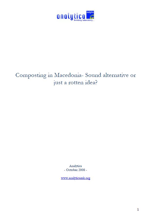 Composting in Macedonia – Sound Alternative or Just a Rotten Idea? Cover Image