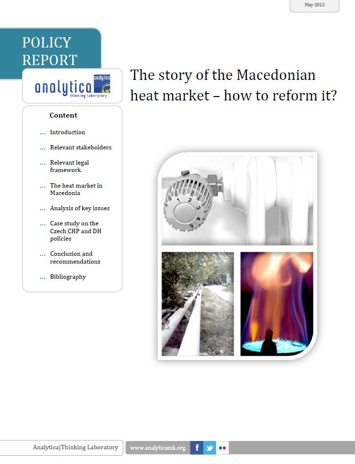 The Story of the Macedonian Heat Market – How to Reform It?