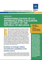 Operationalization of U.S. Antimissile Shield in Europe and Security of the Republic of Moldova Cover Image