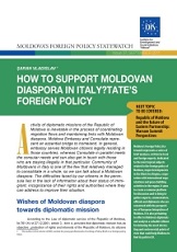 How to Support Moldovan Diaspora in Italy? State’s Foreign Policy?