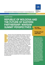 Republic of Moldova and the Future of Eastern Partnership: Warsaw Summit Perspectives Cover Image