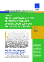 Republic of Moldova and Common Security and Defence Policy of the European Union: Prospects for Cooperation Cover Image