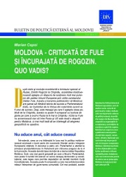 Moldova - Criticized by Fule and Encouraged by Rogozin. Quo vadis? Cover Image