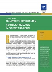 Finance and Security: The Republic of Moldova in the Regional Context