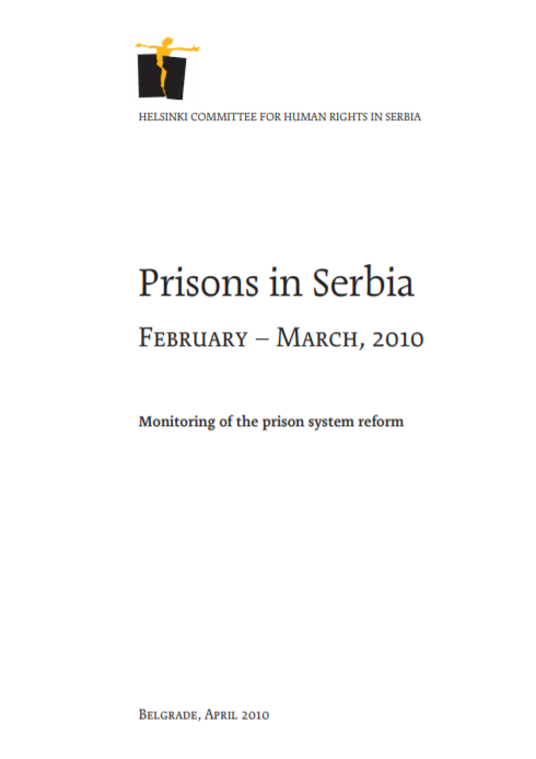 Prisons in Serbia (February – March, 2010) Cover Image