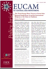 The ‘Food-Energy-Water’ Nexus in Central Asia: Regional Implications of and the International Response to the Crises in Tajikistan Cover Image