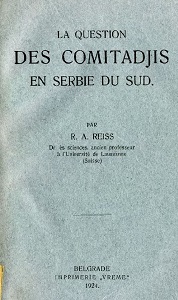 The Question of the Komitadjis in Southern Serbia. Cover Image