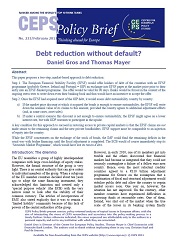 №288. Principles of a Two-Tier European Deposit (Re-)Insurance System