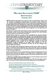 The case for a euro-TARP