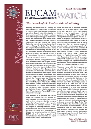 The Launch of EU Central Asia Monitoring Cover Image