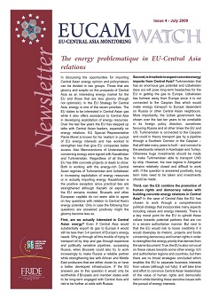 The energy problematique in EU-Central Asia relations Cover Image