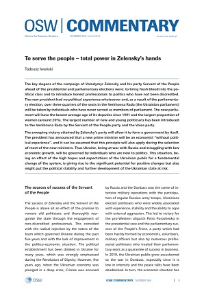 To serve the people – total power in Zelensky’s hands Cover Image