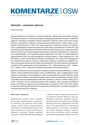 №300 Zełenski – anatomia sukcesu