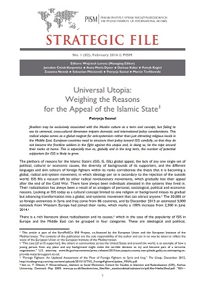 №82: Universal Utopia: Weighing the Reasons for the Appeal of the Islamic State Cover Image