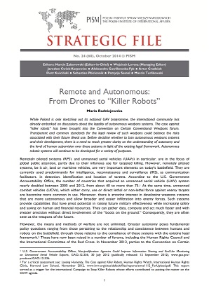 №60: Remote and Autonomous: From Drones to “Killer Robots”