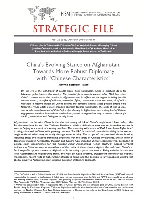№58: China’s Evolving Stance on Afghanistan: Towards More Robust Diplomacy with “Chinese Characteristics” Cover Image