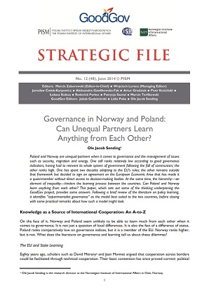 №48: Governance in Norway and Poland: Can Unequal Partners Learn Anything from Each Other? Cover Image