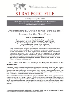 №41: Understanding EU Action during “Euromaidan:” Lessons for the Next Phase Cover Image