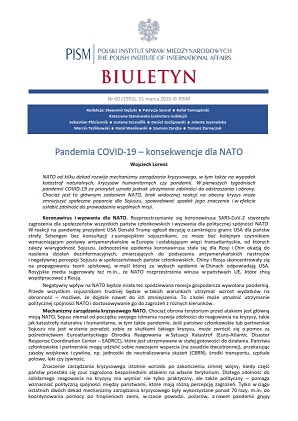 Coronavirus Pandemic: Consequences for NATO Cover Image