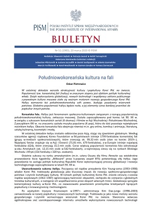 Południowokoreańska kultura na fali