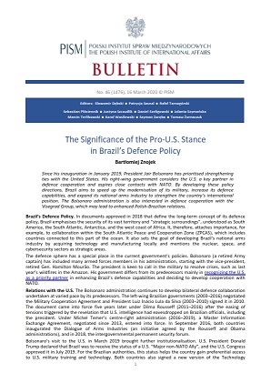 The Significance of the Pro-U.S. Stance in Brazil’s Defence Policy