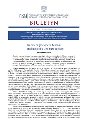 Migration Trends in Morocco: Implication for the European Union Cover Image