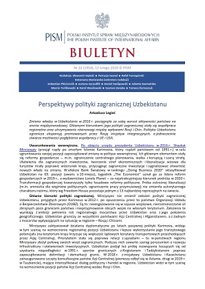 Perspectives on Uzbekistan’s Foreign Policy Cover Image