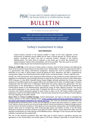 Turkey’s Involvement in Libya Cover Image