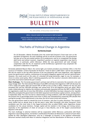 The Paths of Political Change in Argentina