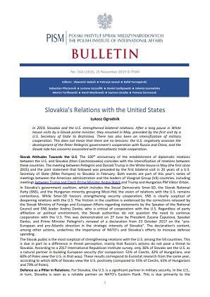 Slovakia’s Relations with the United States