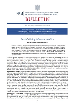 Russia’s Rising Influence in Africa
