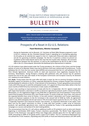 Prospects of a Reset in EU-U.S. Relations Cover Image