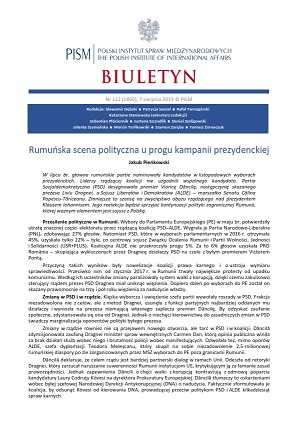 Rumuńska scena polityczna u progu kampanii prezydenckiej