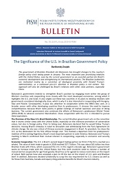 The Significance of the U.S. in Brazilian Government Policy