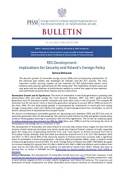 RES Development: Implications for Security and Poland’s Foreign Policy