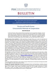 Russia and South Korea: Unsuccessful Attempt at Cooperation Cover Image
