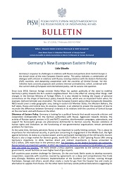 Germany’s New European Eastern Policy