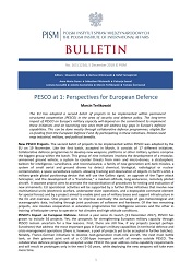 PESCO at 1: Perspectives for European Defence