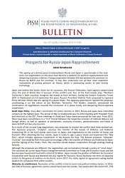 Prospects for Russia-Japan Rapprochement