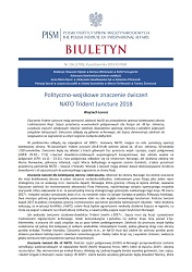 The Political and Military Significance of NATO’s Trident Juncture 2018 Exercises Cover Image
