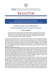 Central Europe in the Negotiations of the EU Multiannual Financial Framework