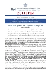 Information Systems in EU Migration Management