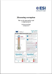 MEASURING CORRUPTION. The case for deep analysis and a simple proposal