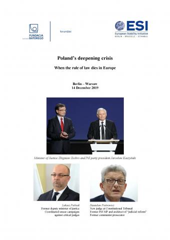 POLAND’S DEEPENING CRISIS. When the rule of law dies in Europe Cover Image