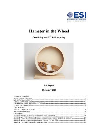 HAMSTER IN THE WHEEL. Credibility and EU Balkan policy