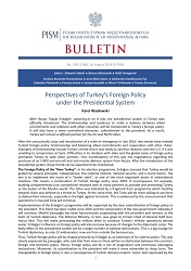 Perspectives of Turkey’s Foreign Policy under the Presidential System