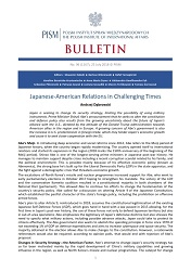 Japanese-American Relations in Challenging Times Cover Image