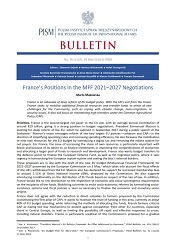 France’s Positions in the MFF 2021–2027 Negotiations Cover Image